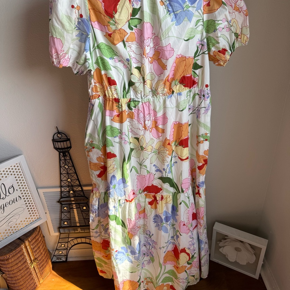 NWT Sugarlips Juliet Floral Garden Becca Tiered Maxi Dress Sz 1X - Picture 9 of 13